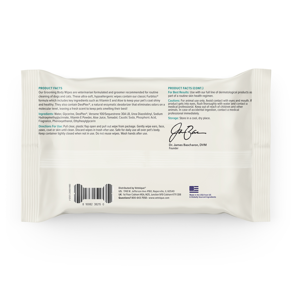 DermaBliss® Grooming Body Wipes