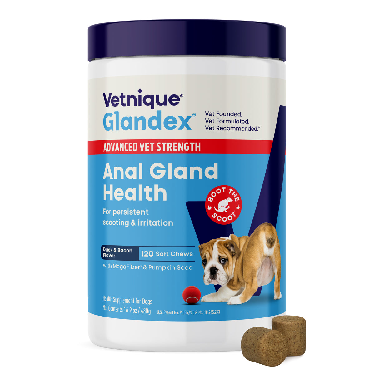 Glandex® Advanced Vet Strength Anal Gland Health Chews for Dogs