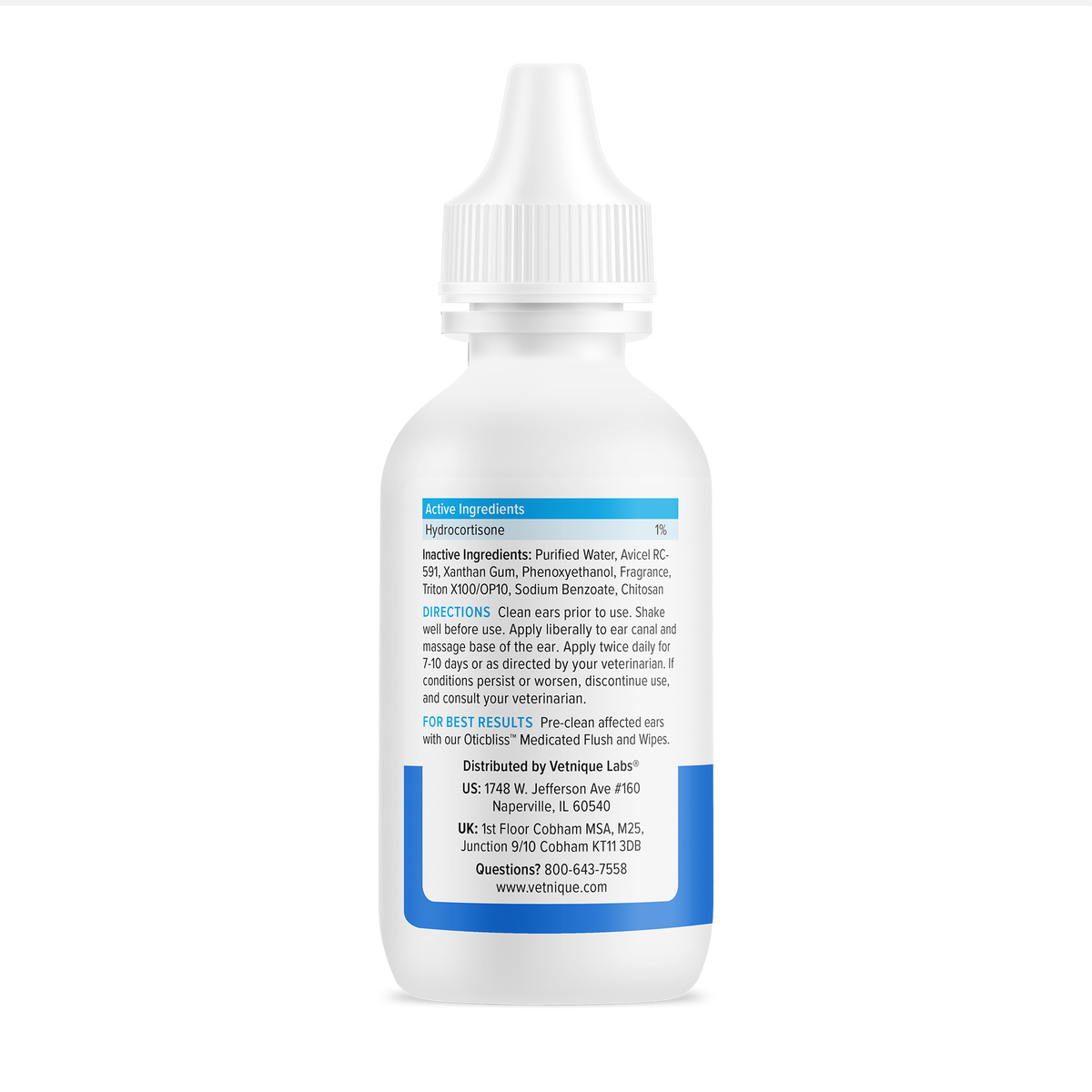 Oticbliss™ Medicated Ear Drops for Dogs and Cats - VetPass Free Sample