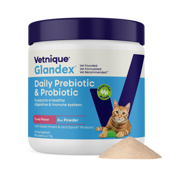 Glandex® Daily Prebiotic & Probiotic Powder for Cats | Vetnique