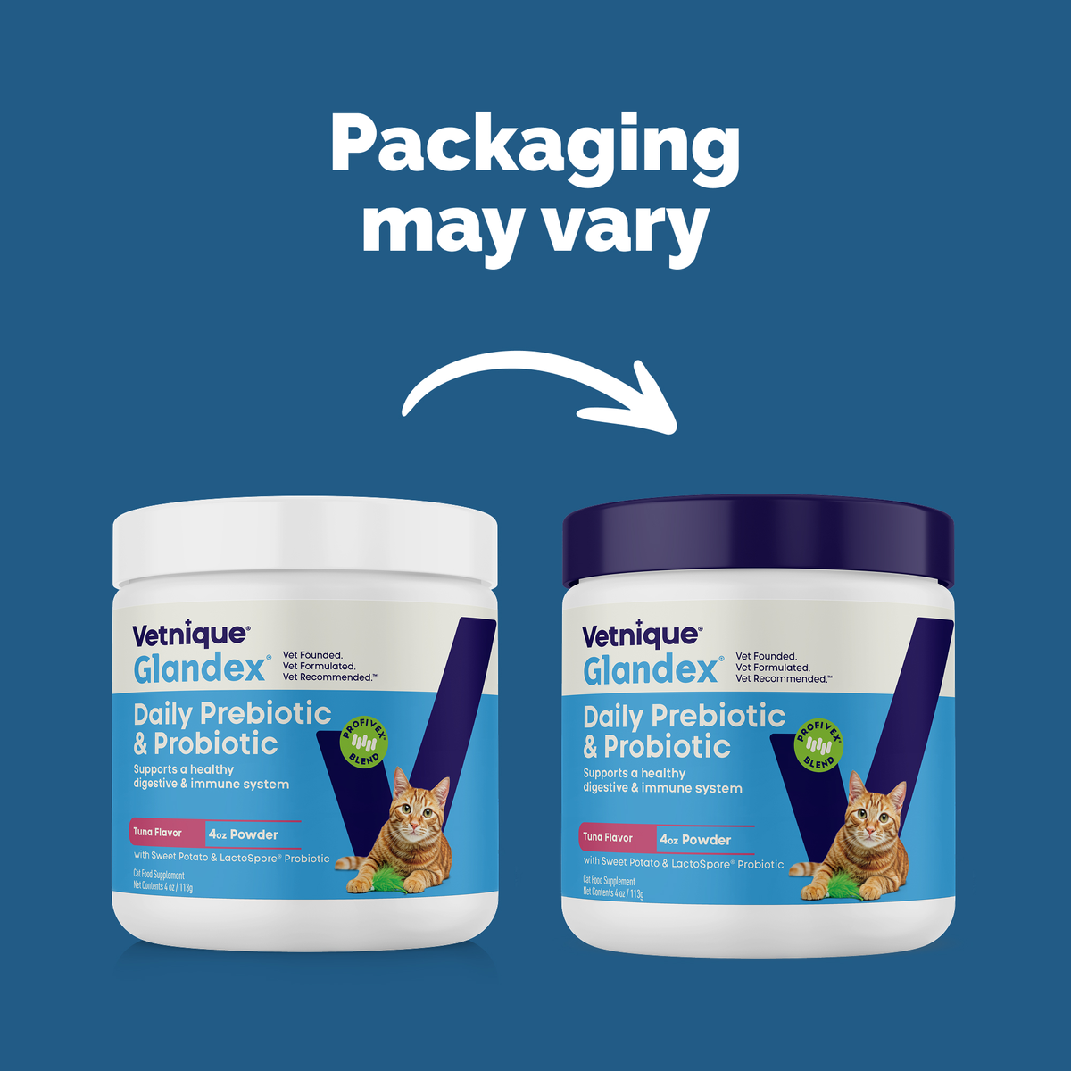 Glandex Daily Prebiotic & Probiotic Powder for Cats