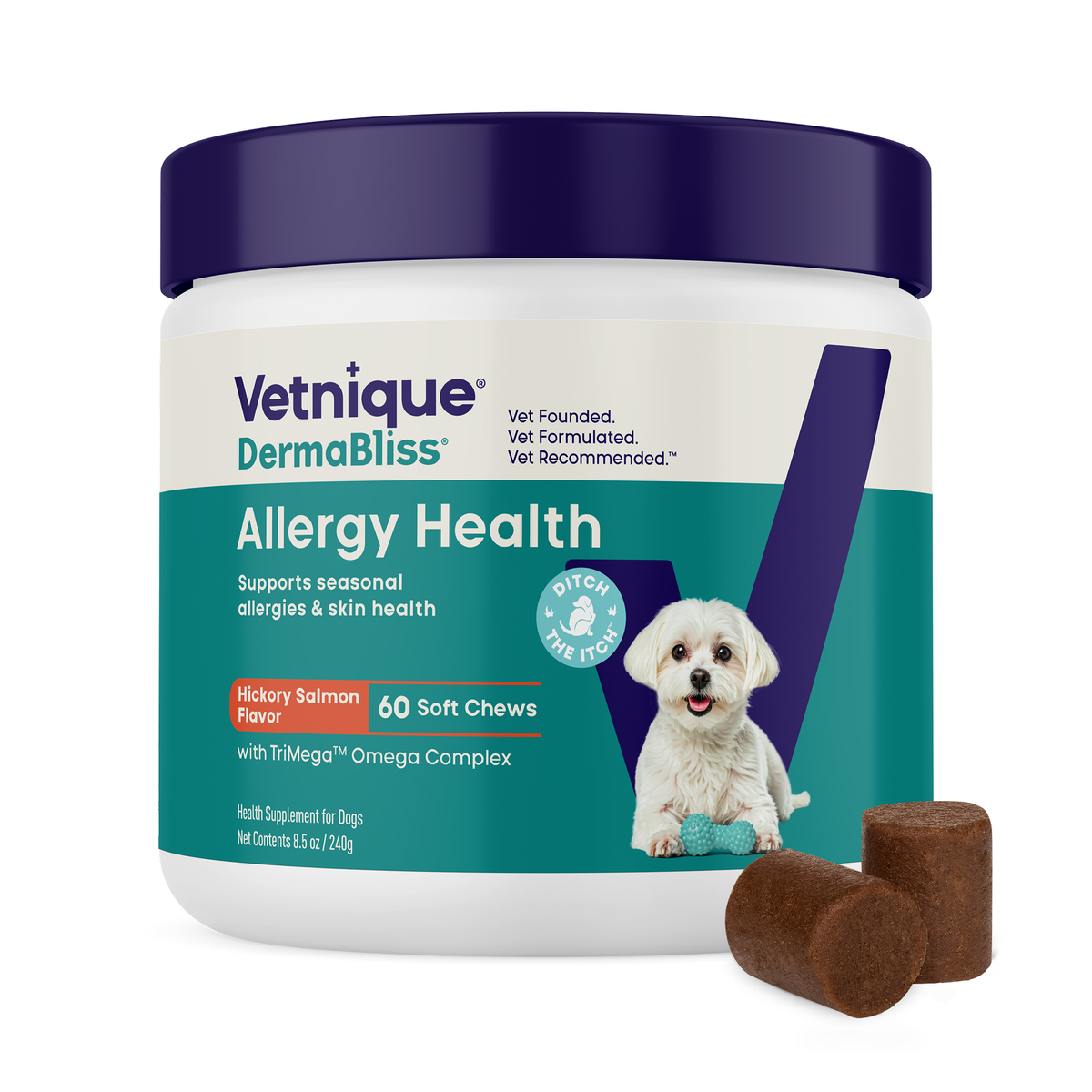 DermaBliss™ Seasonal Allergy Health & Immune Soft Chews for Dogs