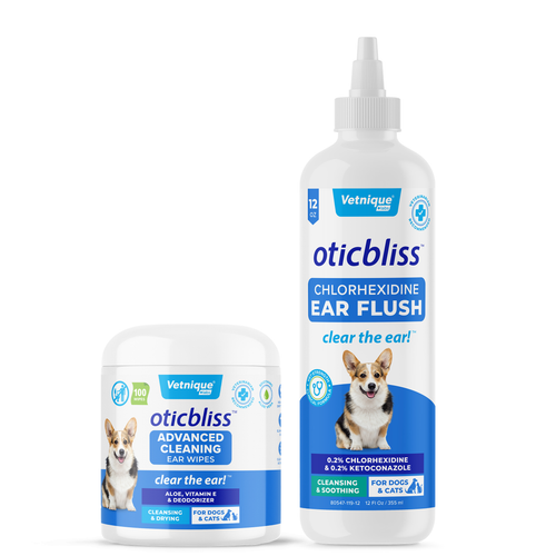 Oticbliss™ Ear Care Bundle for Dogs and Cats - Save 15%