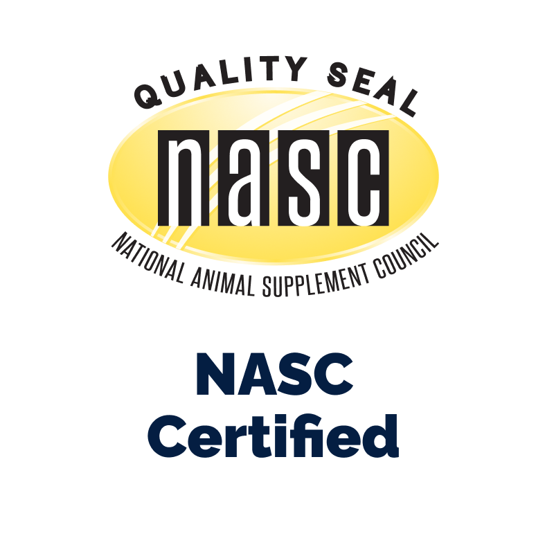NASC Certified logo with yellow and black design on a white background