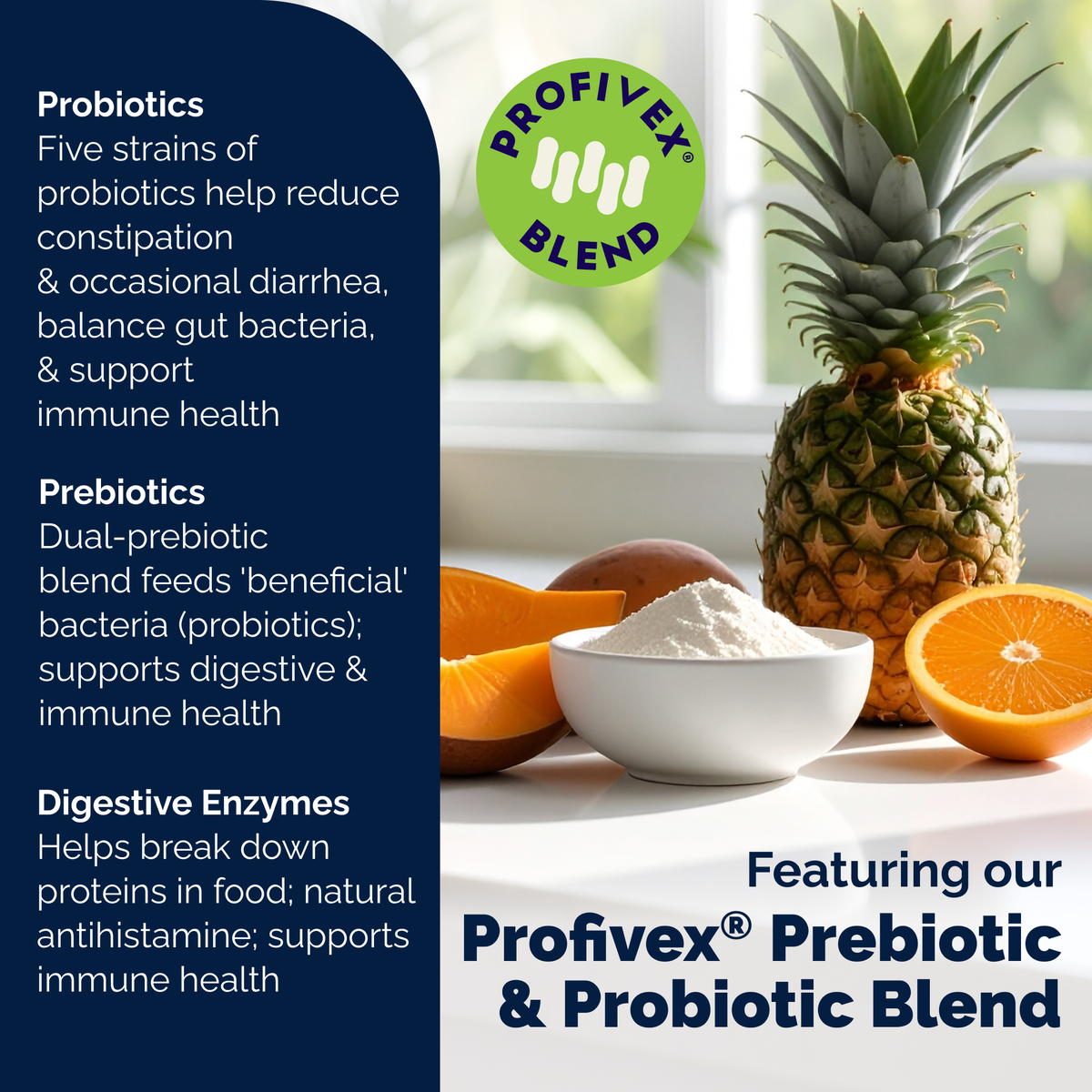 Glandex® Daily Prebiotic & Probiotic Soft Chews & Powder