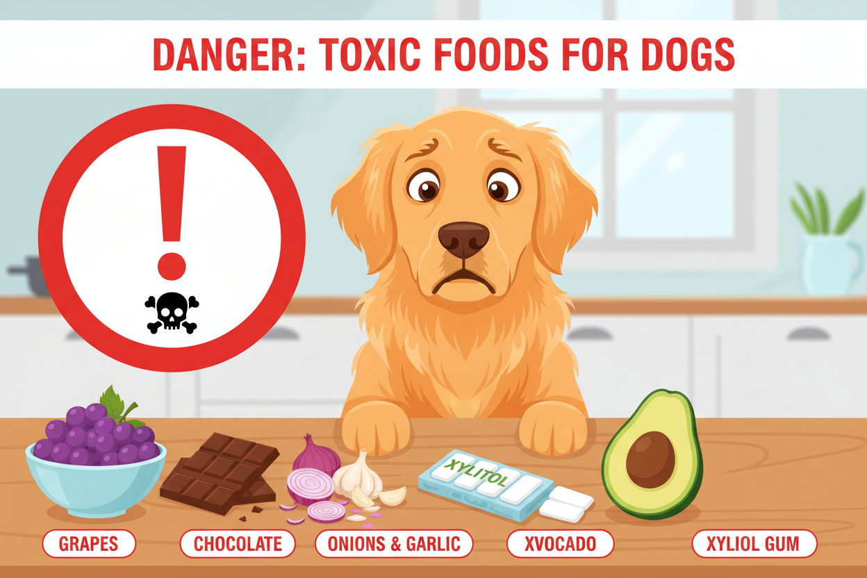 Human Foods Dogs Cannot Eat: 20 Toxic Foods to Avoid