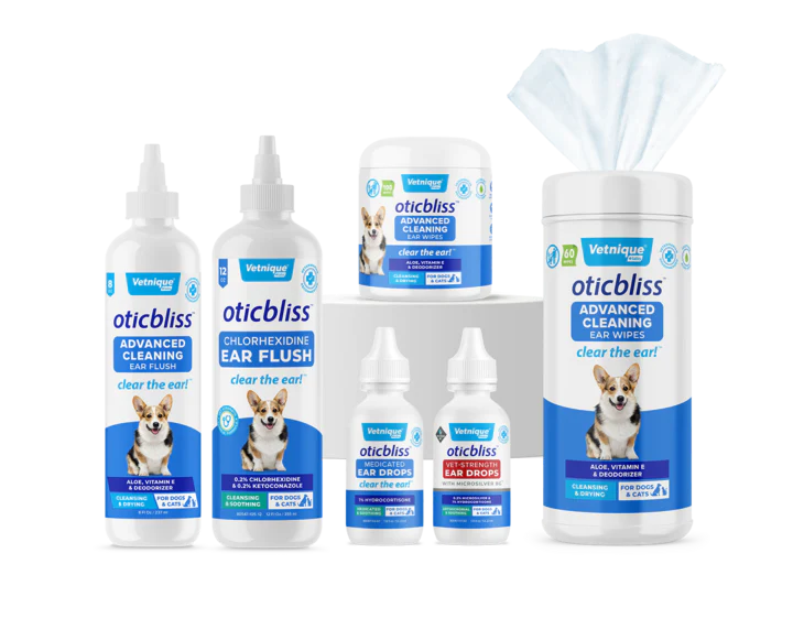  Oticbliss Ear Cleaner & Ear Care Solutions For Dogs & Cats 