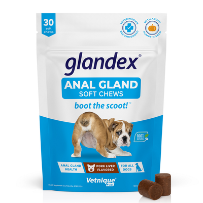 30 Count Glandex Pork Liver Chews