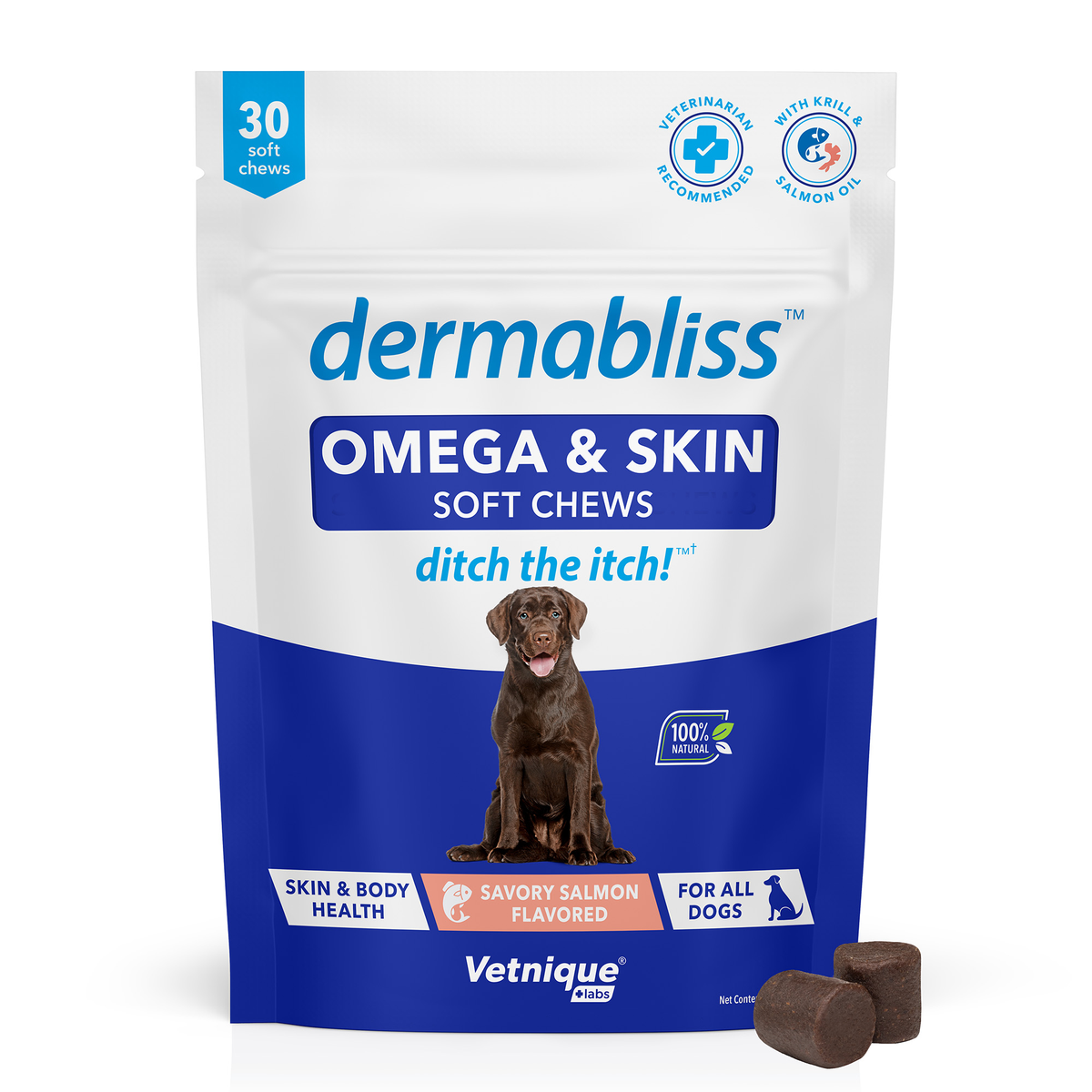 Dermabliss Omega Fatty Acid Skin Supplement for Dogs - VetPass Free Sample