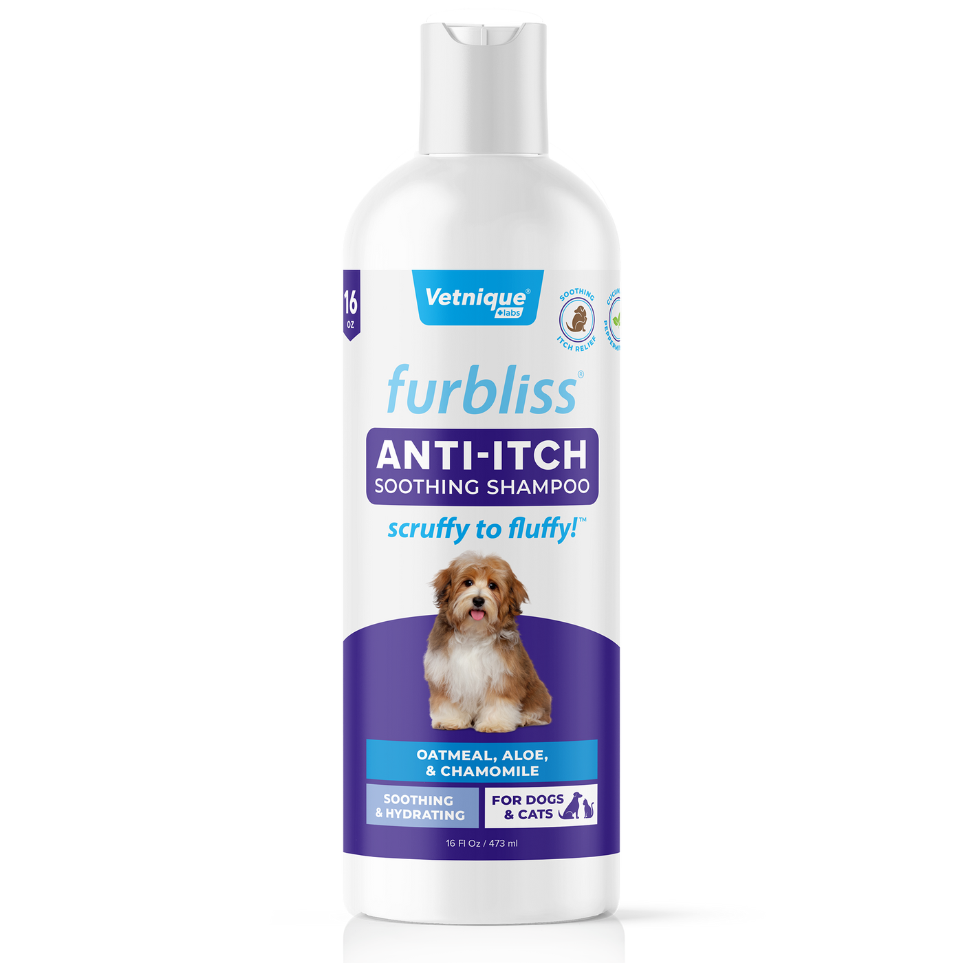 NEW Furbliss® Soothing Anti-Itch Shampoo 16oz