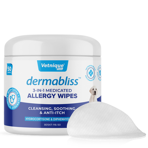 Dermabliss Medicated 3-in-1 Allergy Wipes 50ct