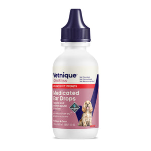 OticBliss® Advanced Vet Strength Medicated Ear Drops with MicroSilver BG™