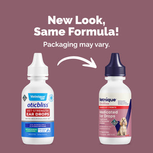 OticBliss® Advanced Vet Strength Medicated Ear Drops with MicroSilver BG™