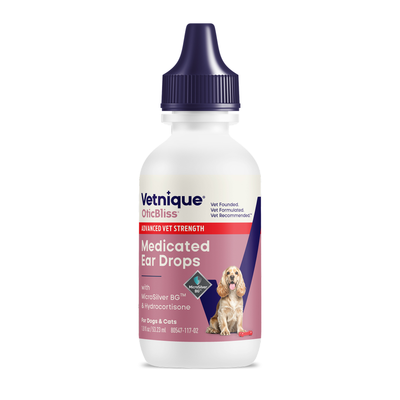 Oticbliss™ Medicated Ear Drops for Dogs and Cats