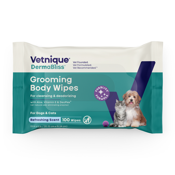 กระปุก Vetnique DermaBliss Grooming Body Wipes