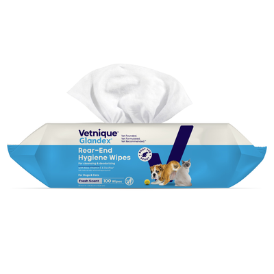 Glandex® Anal Gland Wipes for Dogs & Cats