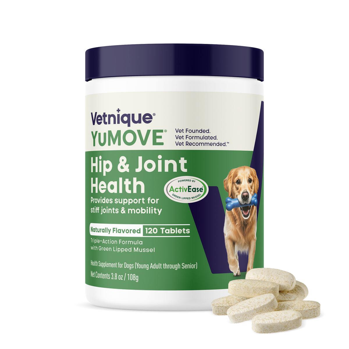 YuMOVE Hip & Joint Health Supplement for Adult Dogs I Tablets