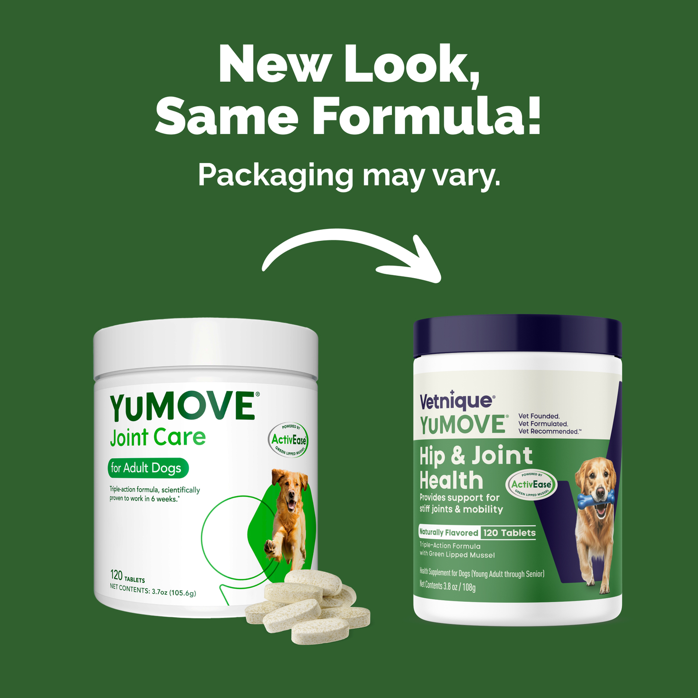 YuMOVE Hip & Joint Health Supplement for Adult Dogs I Tablets