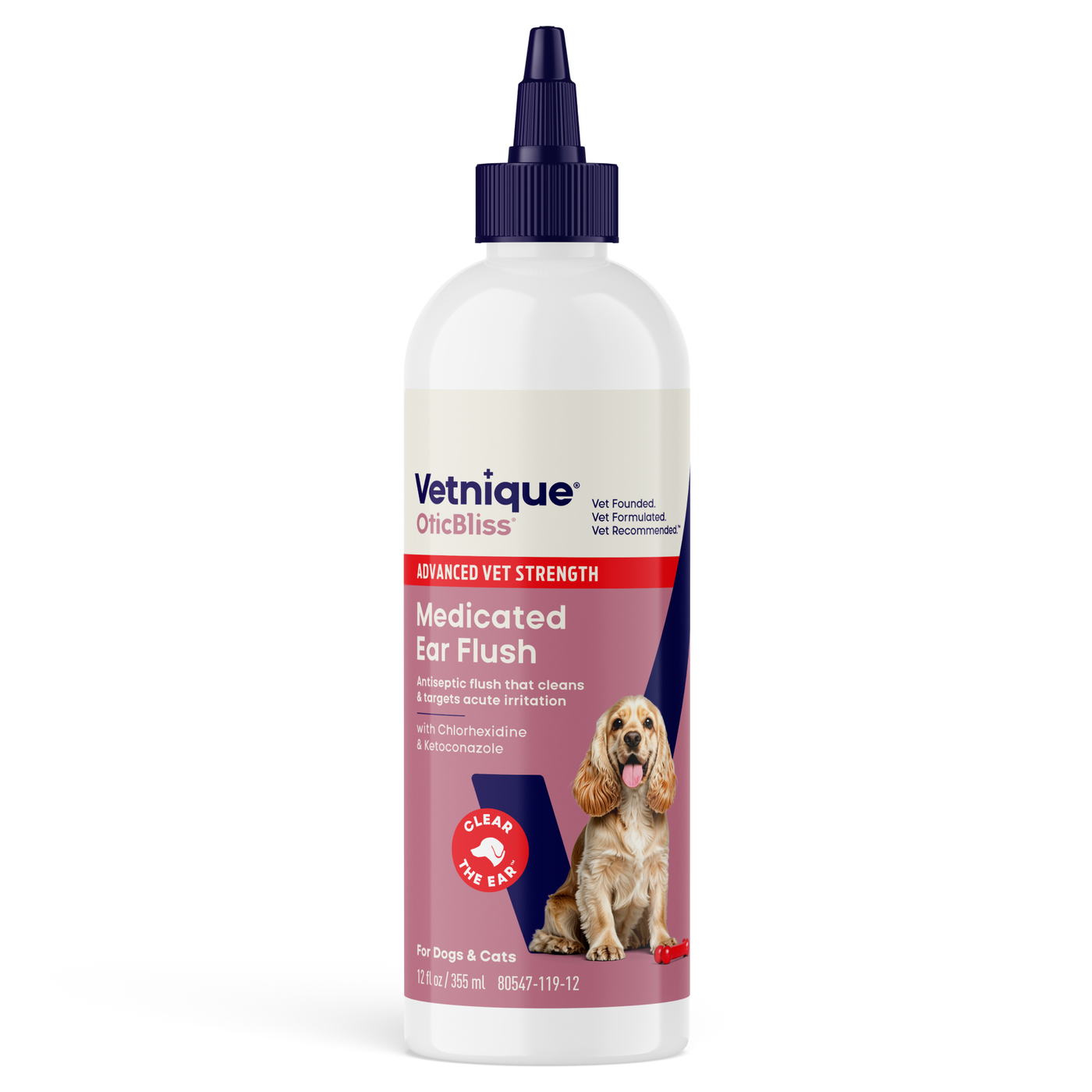 Oticbliss™ Advanced Vet Strength Medicated Ear Flush