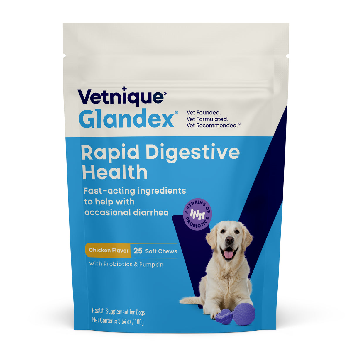 Glandex® Rapid Digestive Support Chews for Dogs