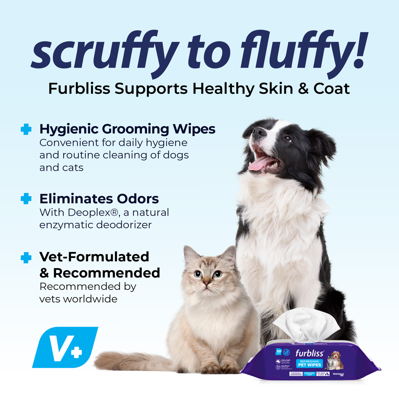 Furbliss® Hygienic Grooming Pet Wipes