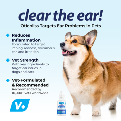 Oticbliss™ Medicated Ear Drops for Dogs and Cats