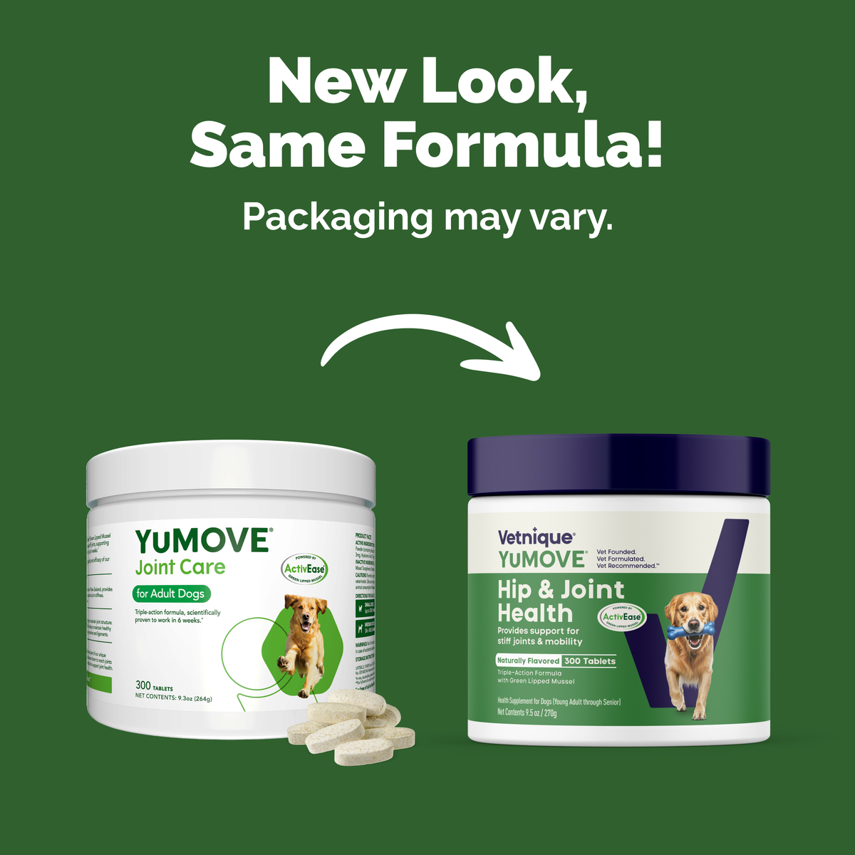 YuMOVE Hip & Joint Health Supplement for Adult Dogs I Tablets