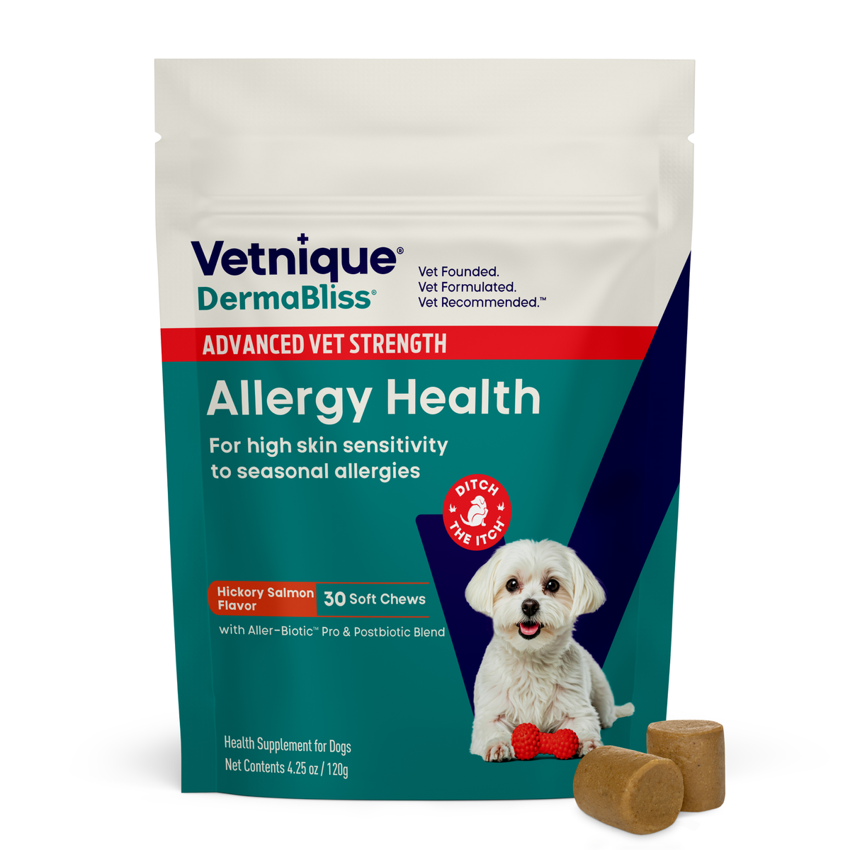 DermaBliss™ Advanced Seasonal Allergy Health Chews for Dog