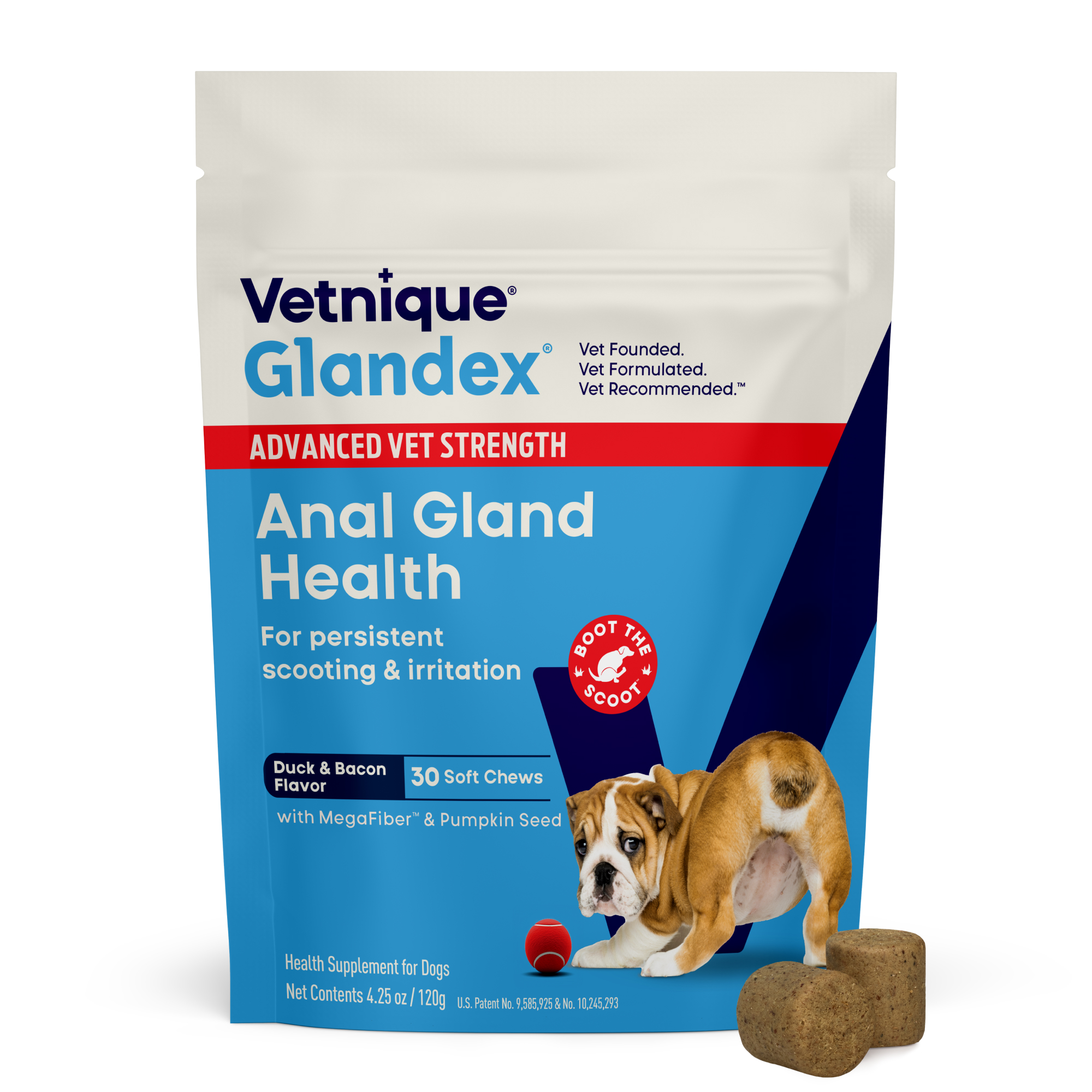 Glandex® Advanced Vet Strength Anal Gland Health Chews for Dogs