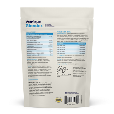 Glandex® Advanced Anal Gland Chews for Dogs