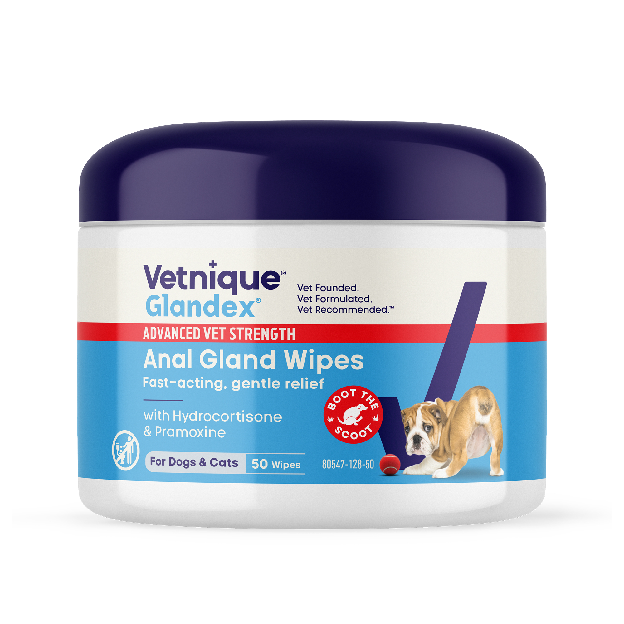 Glandex® Medicated Anal Gland Spray or Medicated Wipes Vetnique