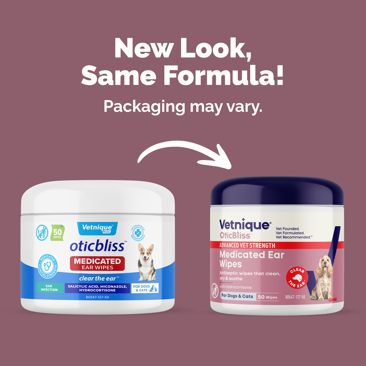 OticBliss™ Advanced Vet Strength Medicated Ear Wipes