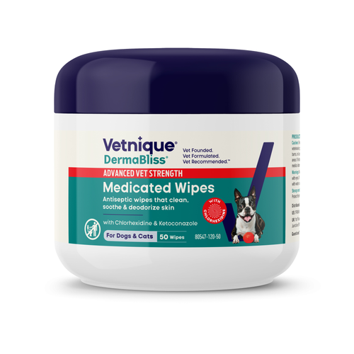 Dermabliss™ Anti-Bacterial & Anti-Fungal Chlorhexidine Wipes - 50 ct