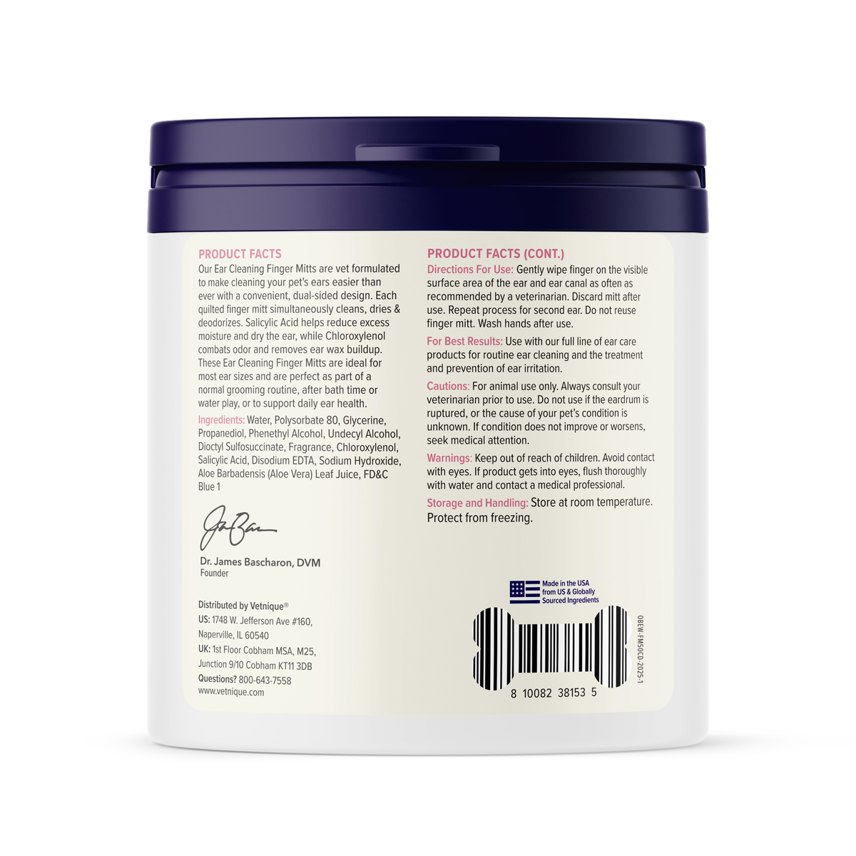 OticBliss™ Ear Cleaning Finger Mitts