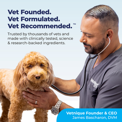 Vet Founded, Vet Formulated, Vet Recommended