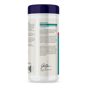 DermaBliss™ Advanced Vet Strength Face Cleansing Wipes