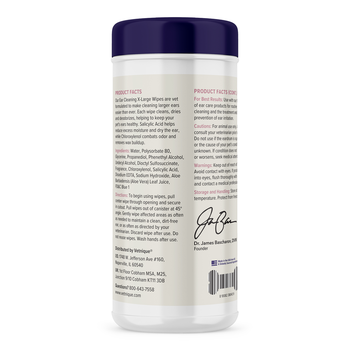 OticBliss™ Ear Cleaning X-Large Wipes