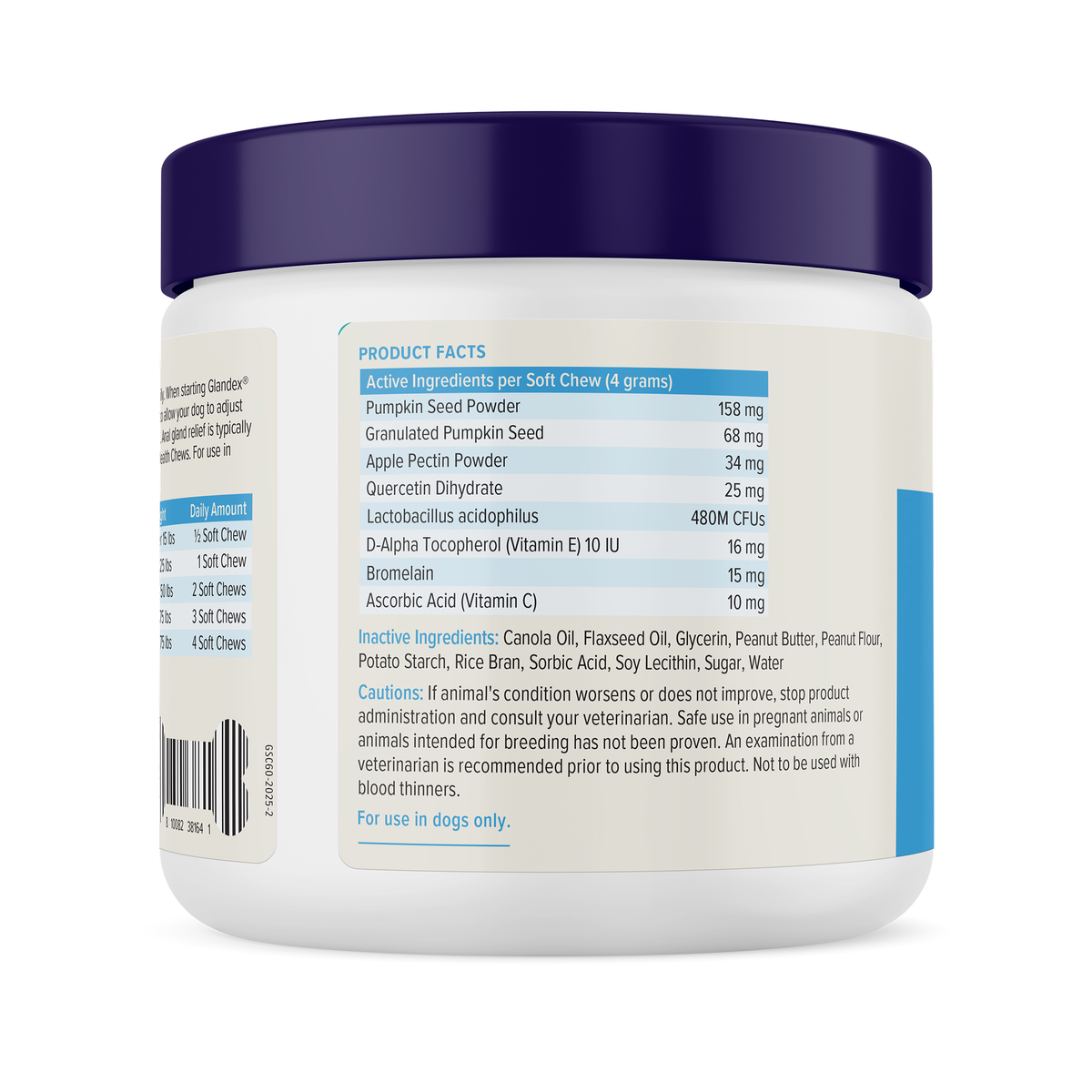 Glandex® Anal Gland Health Supplement With Pumpkin