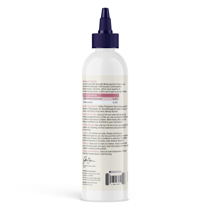 Oticbliss™ Advanced Vet Strength  Anti-Bacterial & Anti-Fungal Chlorhexidine Ear Flush