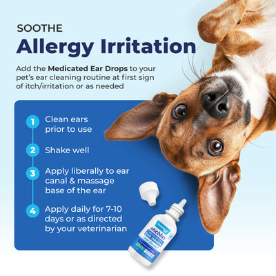 Oticbliss™ Medicated Ear Drops for Dogs and Cats