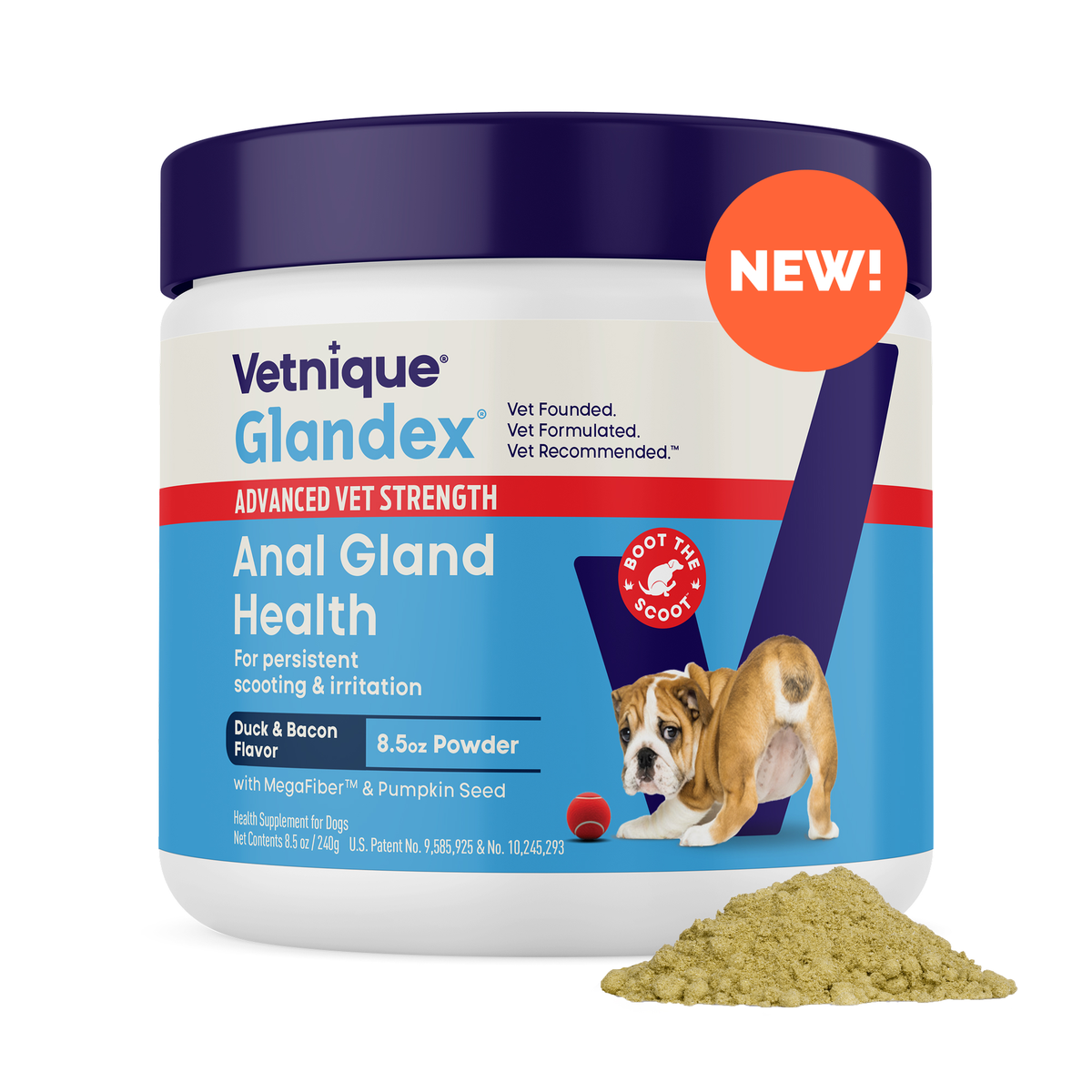 Glandex Advanced Vet Strength Anal Gland Health Powder