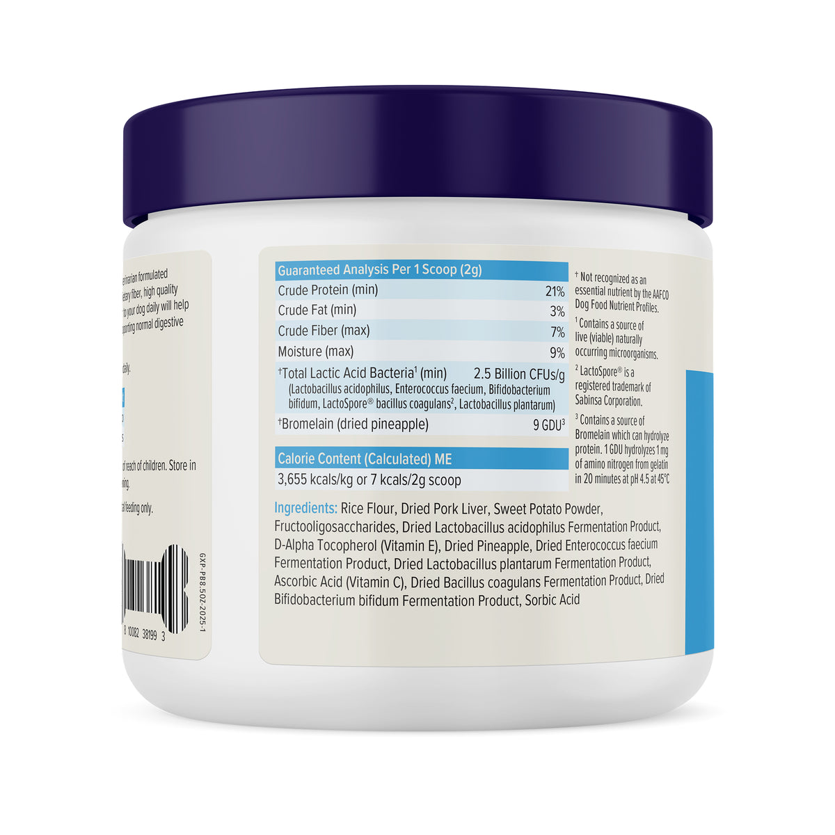 Glandex® Daily Prebiotic & Probiotic Powder for Dogs