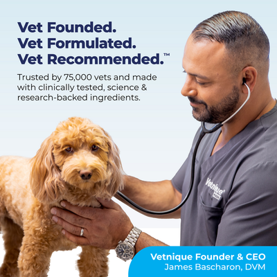 Vet Founded, Vet Formulated, Vet Recommended 