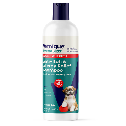 DermaBliss™ Advanced Vet Strength Anti-Itch & Allergy Relief Shampoo