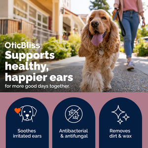 Oticbliss™ Advanced Vet Strength Medicated Ear Flush