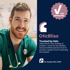 Oticbliss™ Advanced Vet Strength Medicated Ear Flush