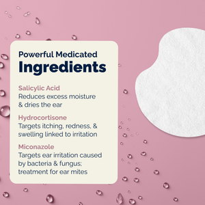 OticBliss™ Advanced Vet Strength Medicated Ear Wipes