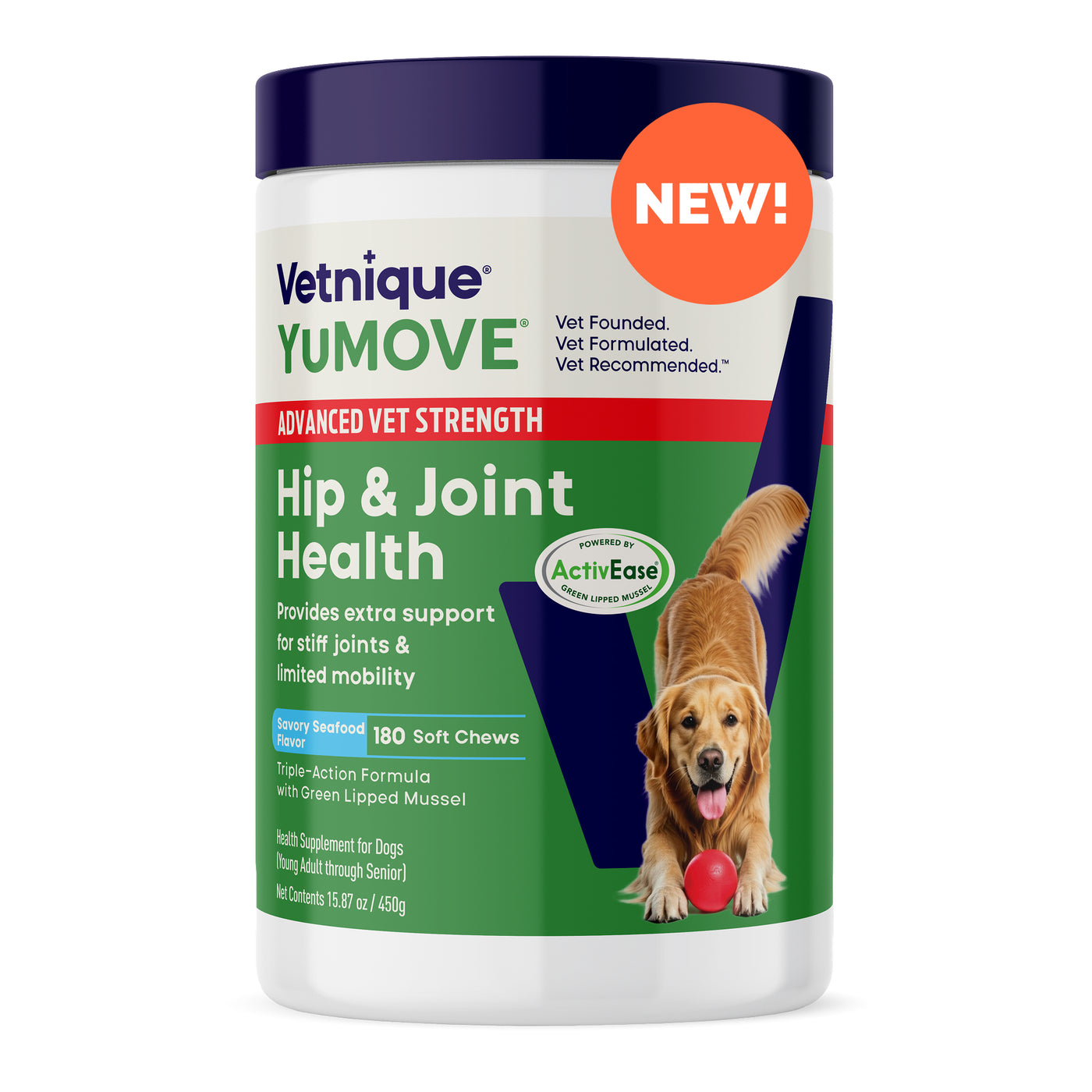 New YuMOVE Advanced Vet Strength Hip & Joint Health Chews