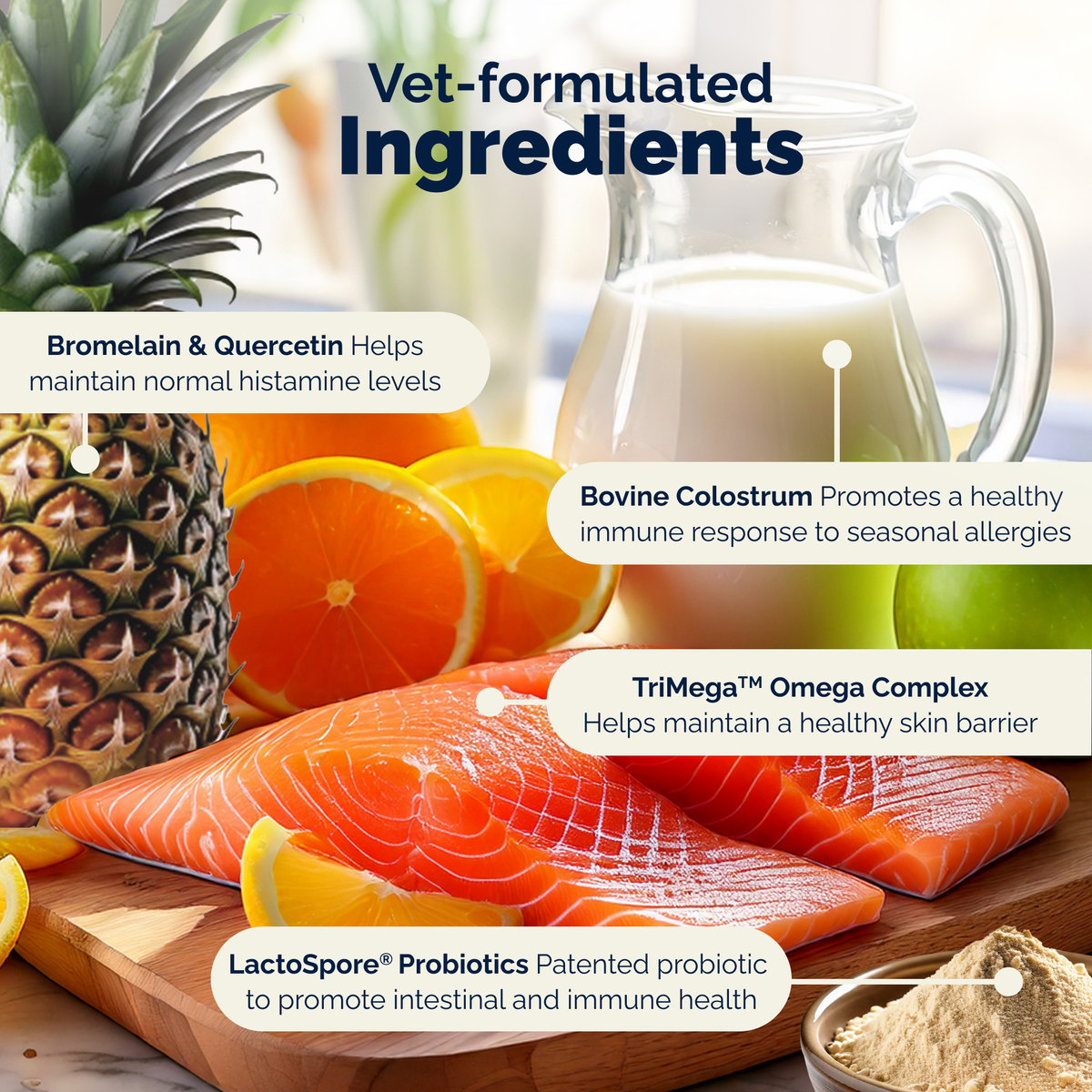 DermaBliss™ Seasonal Allergy Health & Immune Soft Chews for Dogs