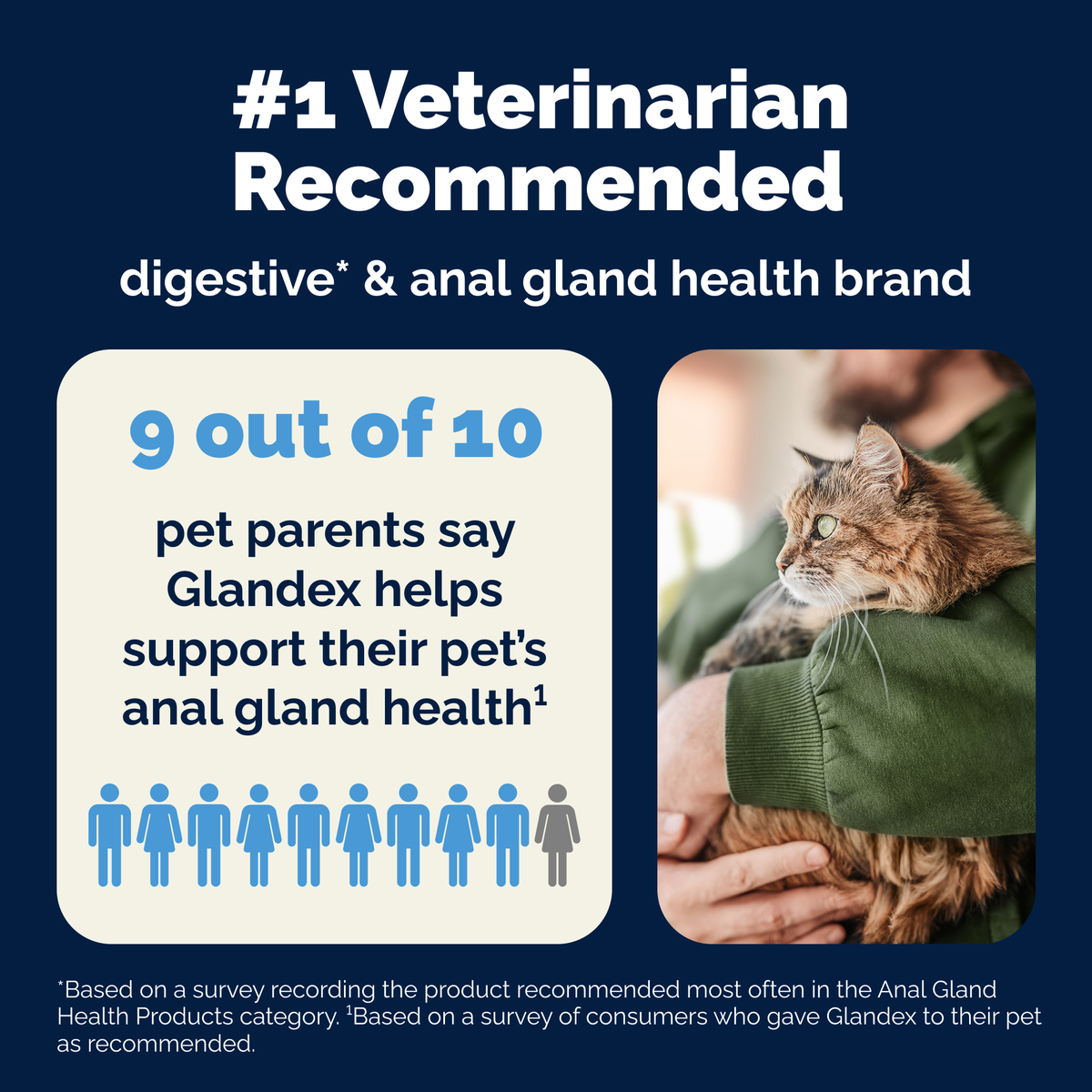 Glandex Daily Prebiotic & Probiotic Powder for Cats